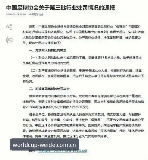 中国足协第三批禁足名单深度解析：终身禁赛与5年禁赛的区别对比